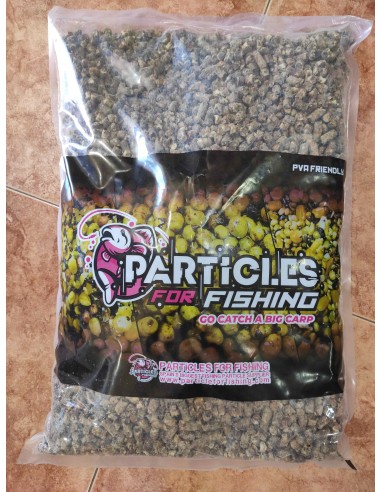 PELLET MAIZ Y CHUFA PARTICLES FOR FISHING 5KG