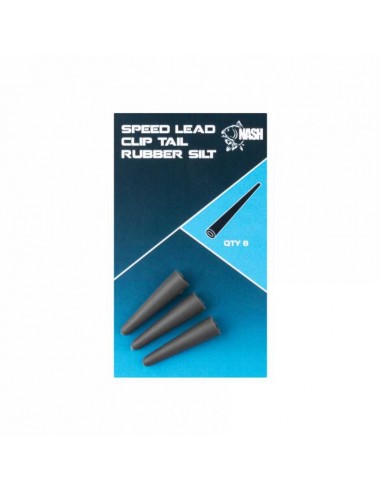 Speed Lead Clip Tail Rubber NASH green