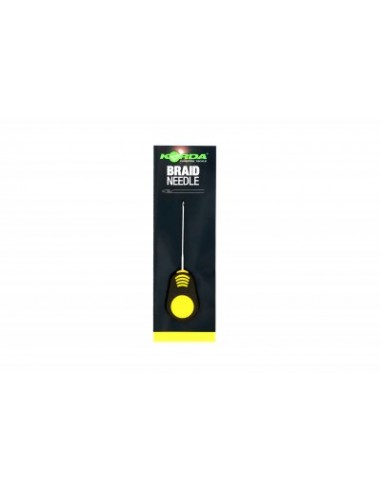 Korda - Aguja para pelo trenzado 7 cm (amarillo)