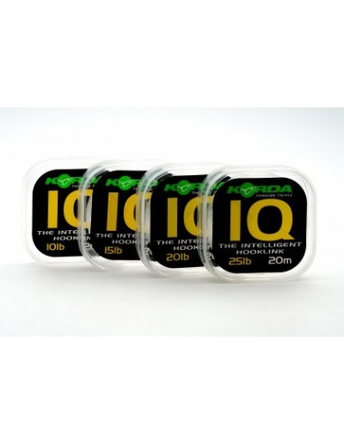 Korda - Gancho de fluorocarbono IQ de 15 libras