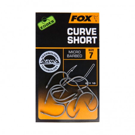 ANZUELO FOX EDGES™ CURVA CORTA X10