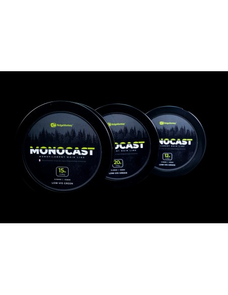 Línea principal de monofilamento MonoCast 15LB 1000M GREEN