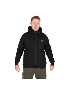 Chaqueta Sherpa Fox Collection negra y naranja M