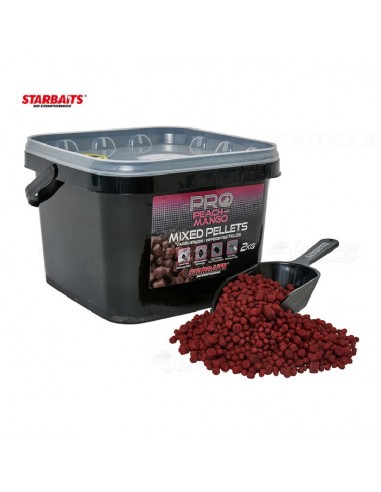PELLETS MIXED PROBIOTIC PEACH AND MANGO 2KG...