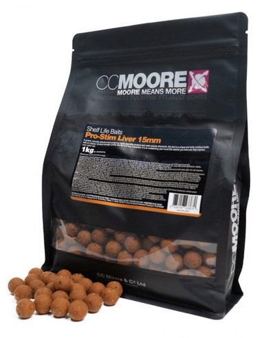 CC Moore Pro-Stim 18 mm 1 kg Boilies de Hígado