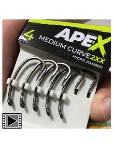 ANZUELO Ape-X Medium Curve 2XX Nº6
