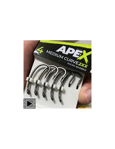 ANZUELO Ape-X Medium Curve 2XX Nº6