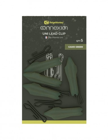Connexion Uni Lead Clip Camo Green Plomb Uni