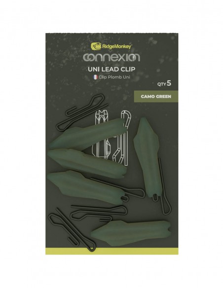 Connexion Uni Lead Clip Camo Green Plomb Uni
