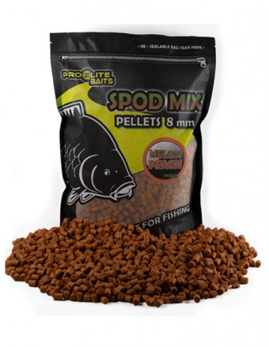 SPOD MIX PELLETS 8 MM MELON PEACH PROELITE 1.8KG