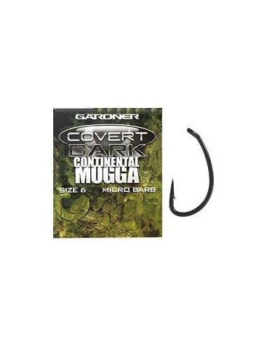 ANZUELO Gardner Covert Dark Longshank MuggaTip Nº6