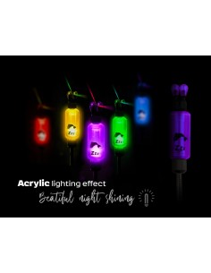 Bobina de luz indicadora de picadura ZFISH Bonito red 2