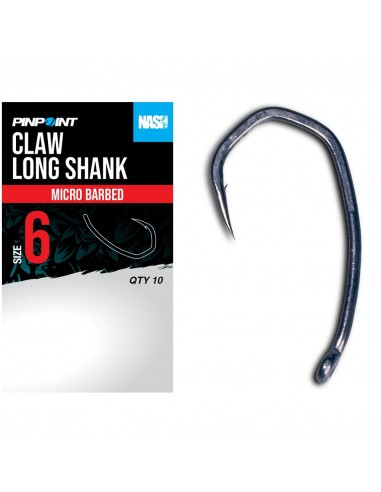 Anzuelo Claw Long Shank N8