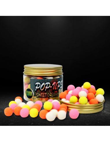 Sweet Dreams Gold FLUOR Pop Ups 14-15mm.