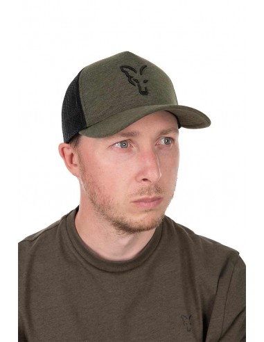 Gorra Fox Trucker negra y verde